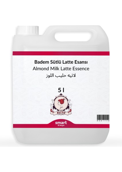 Badem Sütlü Latte Esansı 5 Litre