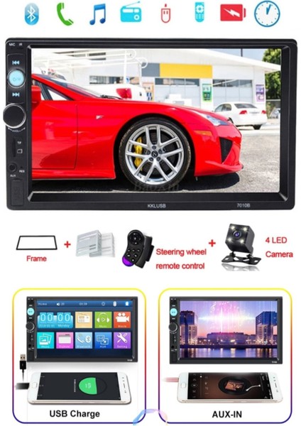 7" Hd Dokunmatik Ekran 2 Dın Araç Multimedya Sistemi fiyatları