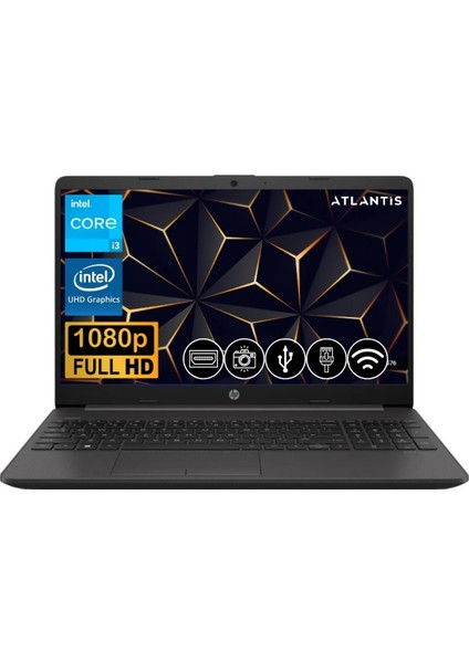 250 G9 I3-1215U 24GB 256GB M.2 SSD 9M3H9AT Atl9 15.6" Fdos Taşınabilir Bilgisayar