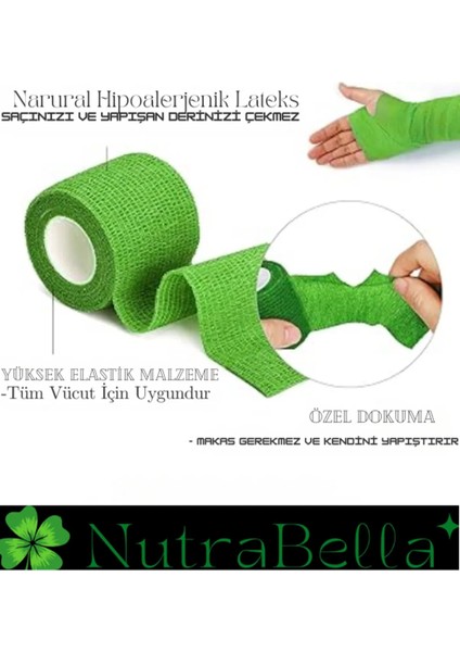 Kendinden Yapışkanlı Coban Bandajlar Spor Nonwoven Su Geçirmez Bilek Ayak Bileği Parmak Koruma Dövme 2 Ad modelleri