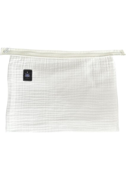 B.s.c Home %100 Pamuk Müslin Fermuarlı Bebek Bakım Çantası 35 x 30 cm (Oeko-Tex Sertifikalı) fiyatları