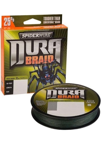 Spiderwire Dura Braid 0.28 mm 275 M Ip Misina Moss Green 22.5kg Çeker