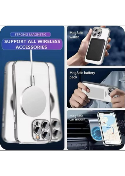 Apple iPhone 14 Kamera Korumalı Kılıf Kross Magneticsafe Kapak Magsafe