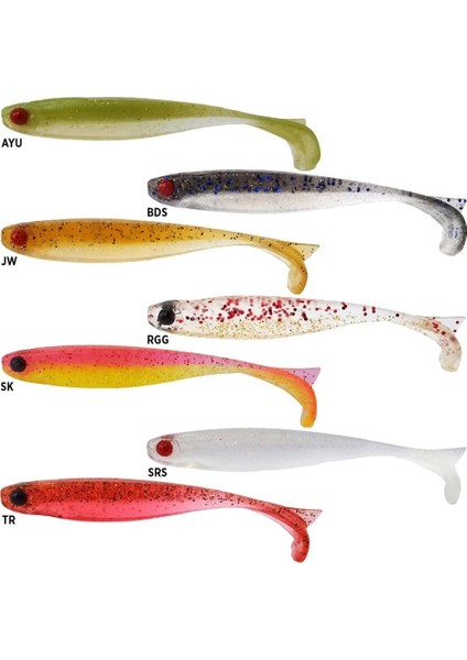 Mezashi Z-Tail Minnow Sk 9 cm Silikon Balık 6 Adet