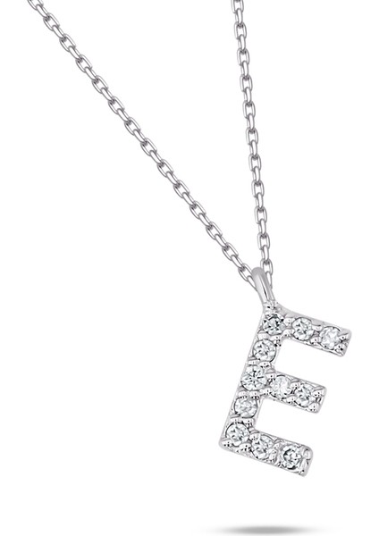 I'm Diamond E Harfi Pırlanta Kolye