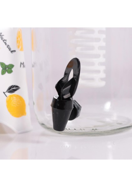 137705-702 Desenli Musluklu Kavanoz-Tm Kapak 3 Lt fırsatları