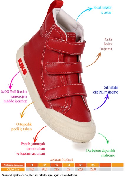 Garf Günlük Cırtlı Kız Çocuk Bot Ayakkabı fiyatları
