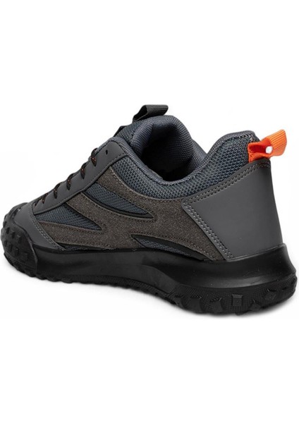 Glc Gri Siyah Erkek Günlük Sneaker Spor Ayakkabı