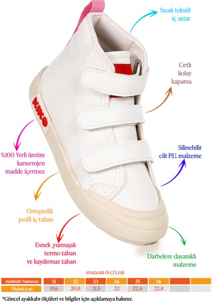 Garf Günlük Cırtlı Kız Çocuk Bot Ayakkabı fiyatları