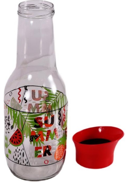 111652-848 Desenli Karaf Su Şişesi 1 Lt fırsatları