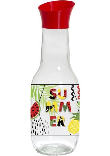111652-848 Desenli Karaf Su Şişesi 1 Lt indirimleri