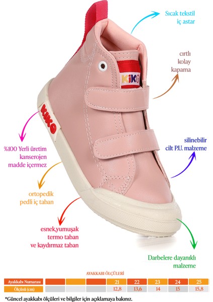 Garf Günlük Cırtlı Kız Çocuk Bot Ayakkabı fiyatları