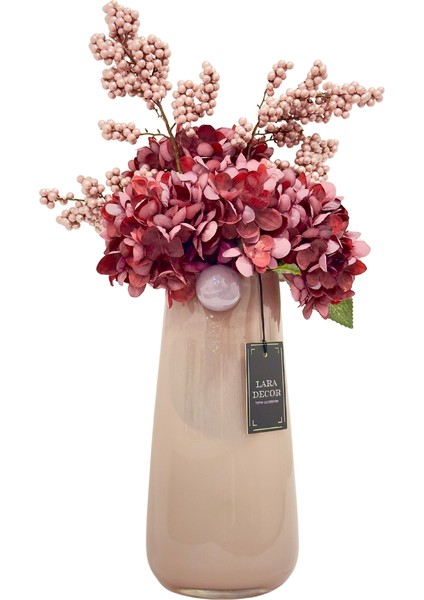 Pembe Cam Boncuk Vazo fırsatları