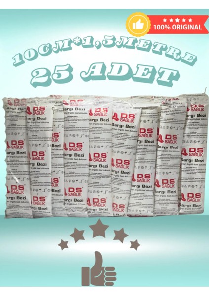 Hidrofil Sargı Bezi 10CM x 150CM -25 Adet