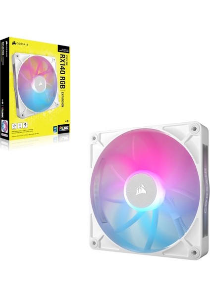 Corsaır Icue Lınk RX140 Rgb 140MM Single Fan - White (CO-9051023-WW)
