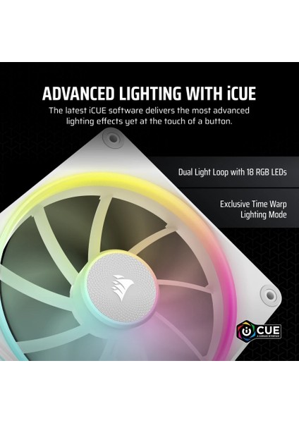 Corsaır Icue Lınk LX140 Rgb 140MM Rgb Fan, Single Fan - White (CO-9051031-WW)