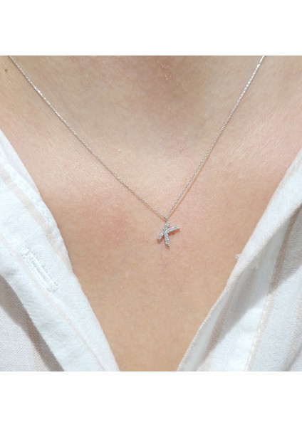 I'm Diamond K Harfi Pırlanta Kolye fiyatları