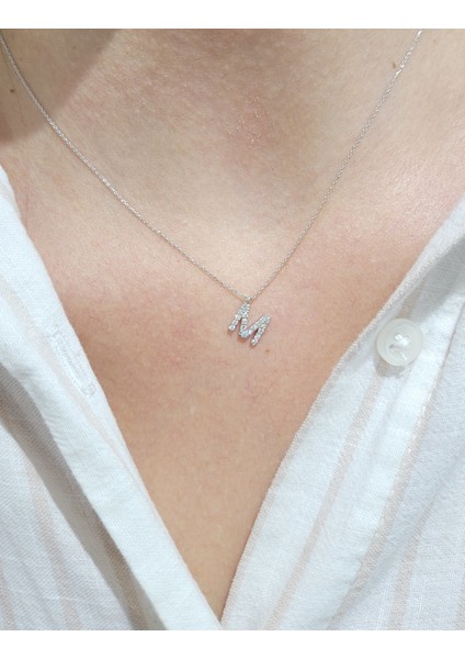 I'm Diamond M Harfi Pırlanta Kolye fiyatları
