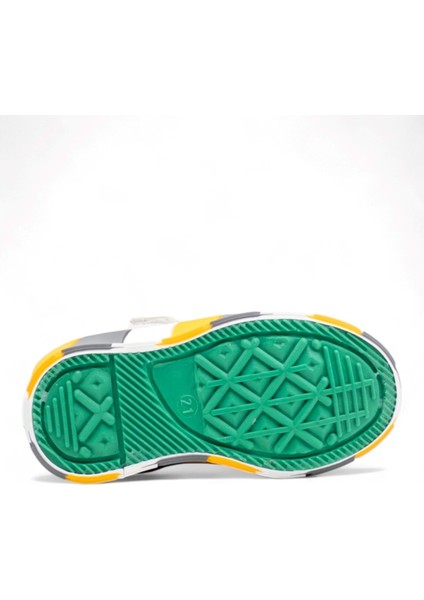 Mp 251-3445 Kız Çocuk Canvas Ayakkabı Beyaz-Sarı