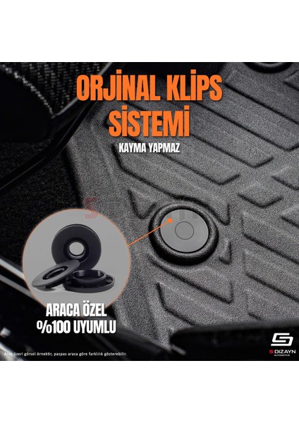 Vw Caddy 3D Pro Havuzlu Paspas 2020 Üzeri A+ Kalite indirimleri