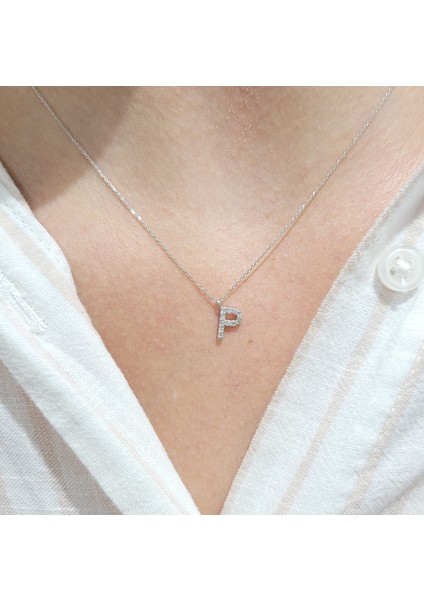 I'm Diamond P Harfi Pırlanta Kolye fiyatları