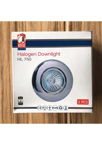 Horoz Hareketli Boş Spot Kaide Hl 750 12X50 Krom Metal