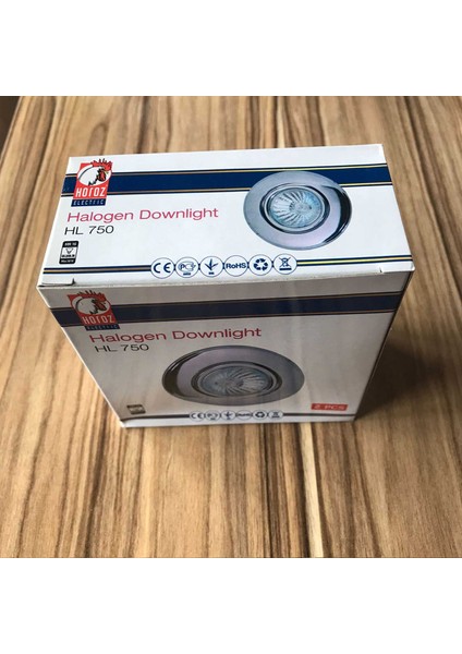 Horoz Hareketli Boş Spot Kaide Hl 750 12X50 Krom Metal
