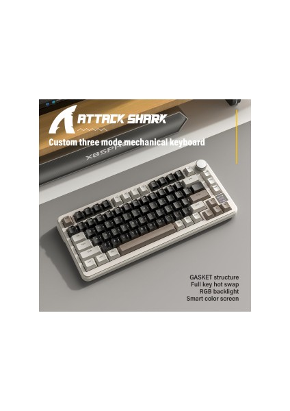 Attack Shark X85PRO Tri-Mode Gasket Mekanik Klavye