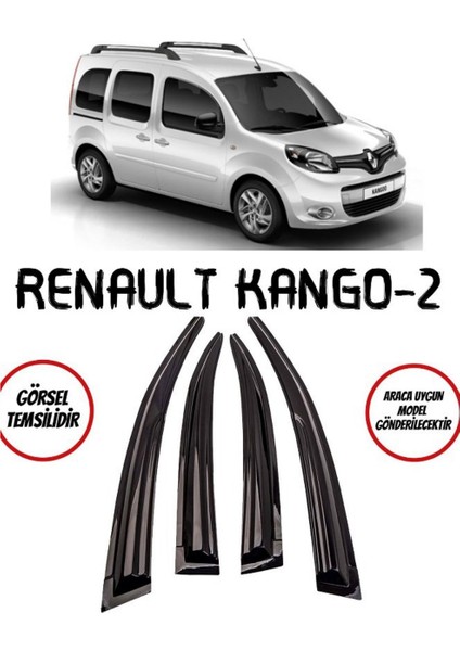 Renault Kango 2 Oto Cam Rüzgarlığı 4lü Takım