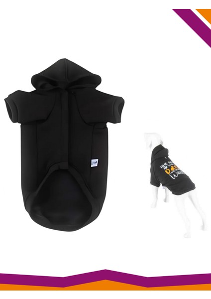 Sweatshirt Köpek Black Dogs Desenli Kapüşonlu Kıyafet fiyatları