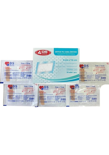 Su Geçirmez Şeffaf Pu Film Pedli Örtü- Deniz,havuz,banyo Örtüleri 5cm x 7,5 cm ( 50 Adet ) fiyatları