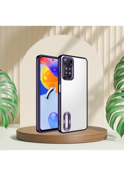 Xiaomi Redmi Note 11 Pro Yanları Renkli Lens Korumalı Logo Gösteren Tlp Mega Kılıf