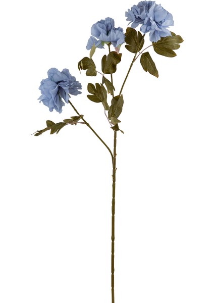 Yapay Yaban Gülü Dalı Mavi 80 cm