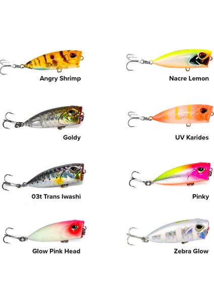 Tiny Popper 4 cm 3 gr Mini Lrf Popper