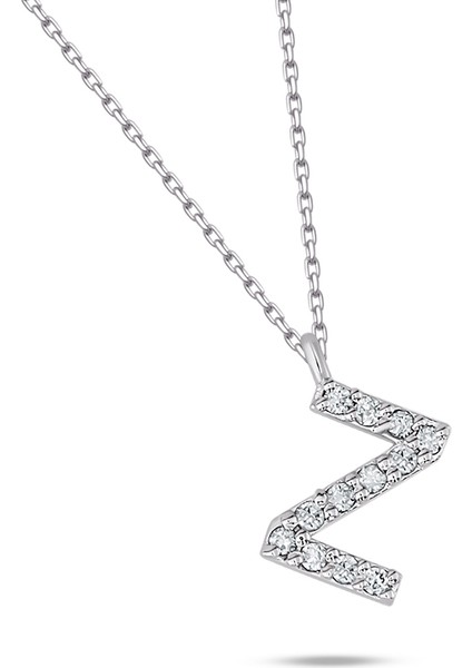 I'm Diamond Z Harfi Pırlanta Kolye