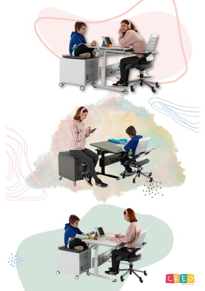 Ev Kullanımı İçin Kompakt Çekmeceli Keson - Taşıma kap. 100kg, Antrasit/Beyaz - Vega