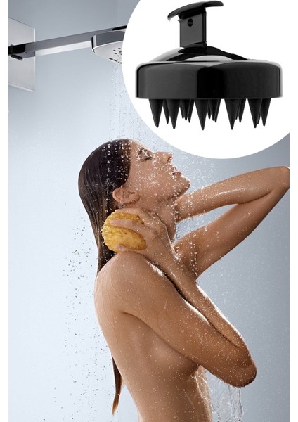 Saç Derisi Masajı Yapan Fırça - Şampuan Tarağı ve Duş Fırçası indirimleri