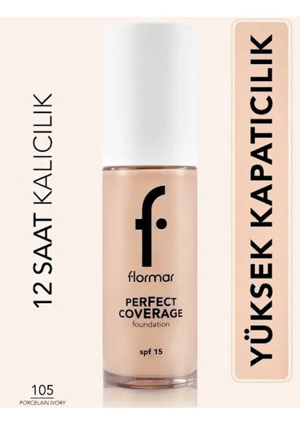 Perfect Coverage Yüksek Kapatıcı Fondöten 100 Light İvory fiyatları