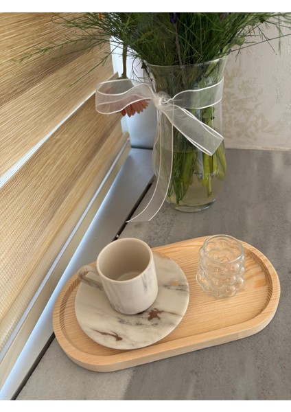 2'Li Oval Bambu Sunumluk