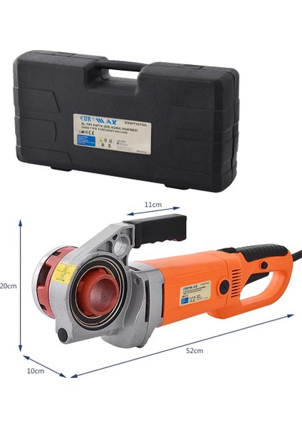 EXWT1075A Elektrikli El Tipi Pafta Makinesi 1/2"-2" 2300W