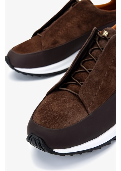 Erkek Deri Sneakers & Spor Ayakkabı 1092 V2222 Erk Ayk SK24-25 Kahve Dr/suet