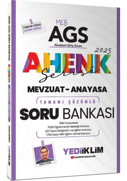 2025 Meb Ags Mevzuat Ve Anayasa Ahenk Serisi Tamamı Çözümlü Soru Bankası