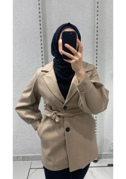 Eyandis Kadın Balon Kol Astarlı Kaşe Ceket fiyatları