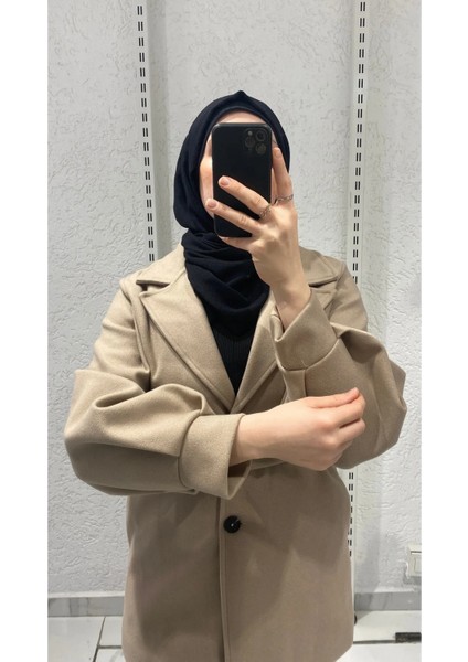 Eyandis Kadın Balon Kol Astarlı Kaşe Ceket fırsatları