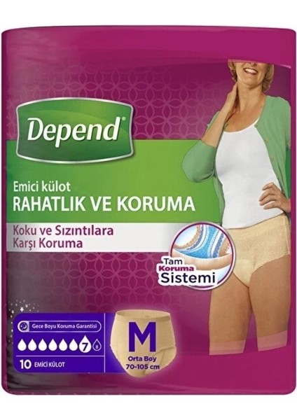 Emici Külot Kadın Hasta Bezi Orta Boy 12 x 10'lu fiyatları