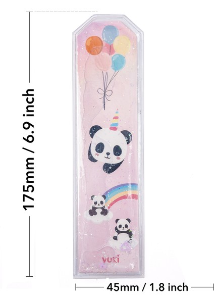 Panda Desenli Simli Sulu Kitap Ayracı fırsatları