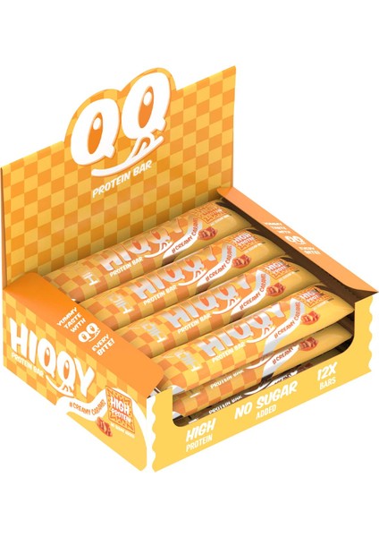 Hiqqy Protein Bar 12*55G Creamy Caramel Flavored