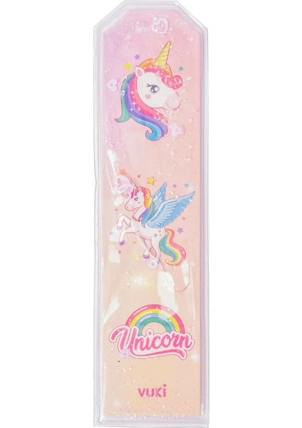 Unicorn Desenli Simli ve Sulu Kitap Ayracı