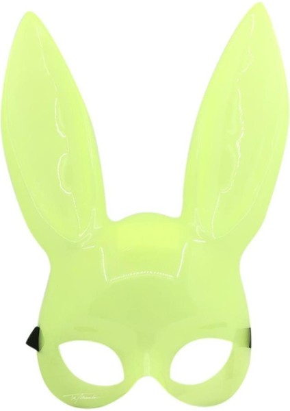 Nessiworld Karanlıkta Yanan Glow Floresan Tavşan Maskesi 32X22 cm