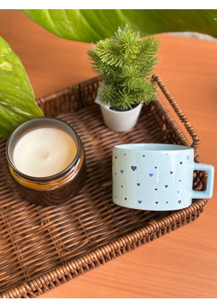 Kalpli Mavi Kupa Bardak , Sevgililer Günü, Doğum Günü, Hediye fiyatları